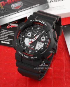 G-shock-GA-100-1A4DR-02 ساعت جی شاک اورجینال G-shock GA-100-1A4DR