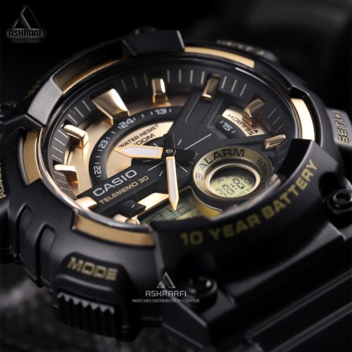 ساعت جی شاک بند رزینی Casio AEQ-110BW-9AV