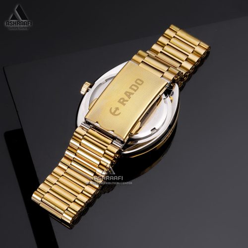 بند و قفل ساعت طلایی