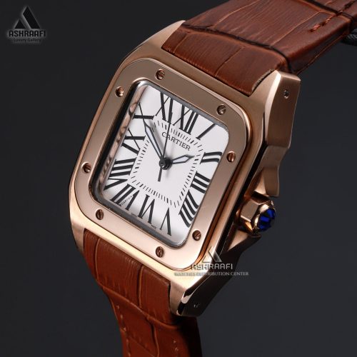 صفحه ساعت کارتیه سانتوس Cartier Santos 100-RW