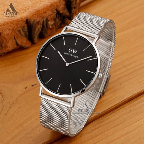 ساعت دنیل ولینگتون نقره ای
