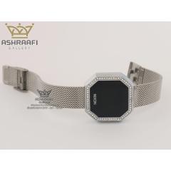 ساعت بند حصیری قاب نقره ای Nixon-Robot-Rock-10F