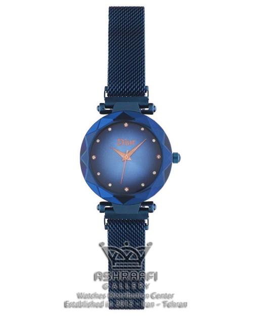 ساعت آبی رنگ دیور Dior 1801VB
