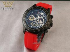 ساعت بند قرمز رولکس سه موتوره ROLEX Cosmograph SK8