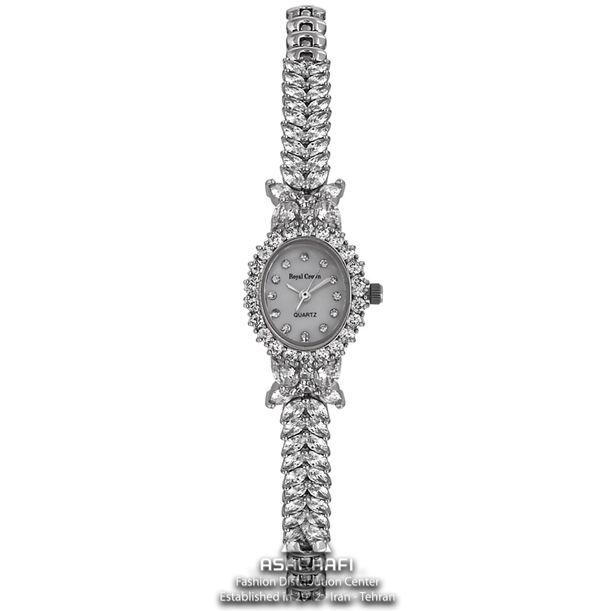 ساعت رویال کرون نگین دار Royal Crown 2527