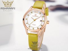 ساعت زنانه با رنگ بند موزی Naviforce NF5010L