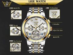 امکانات ساعت مچی اورجینال لیگ Lige LG9813