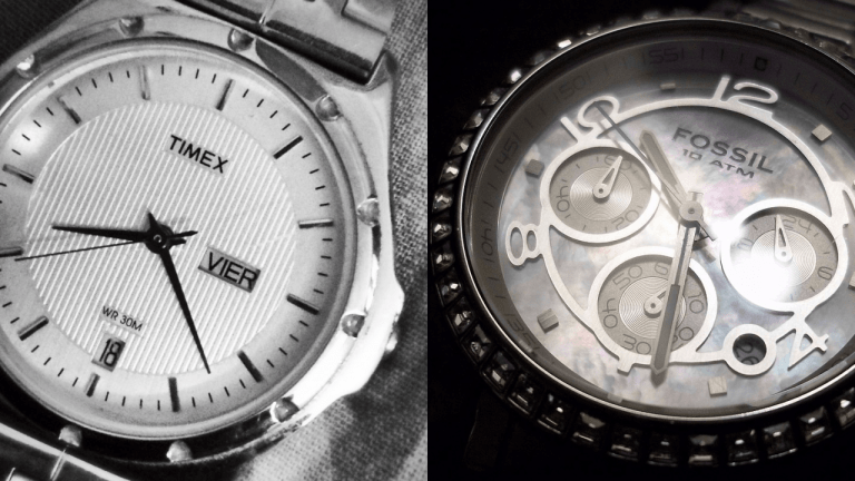 فسیل یا تایمکس، مقایسه برندهای ساعت Fossil و Timex