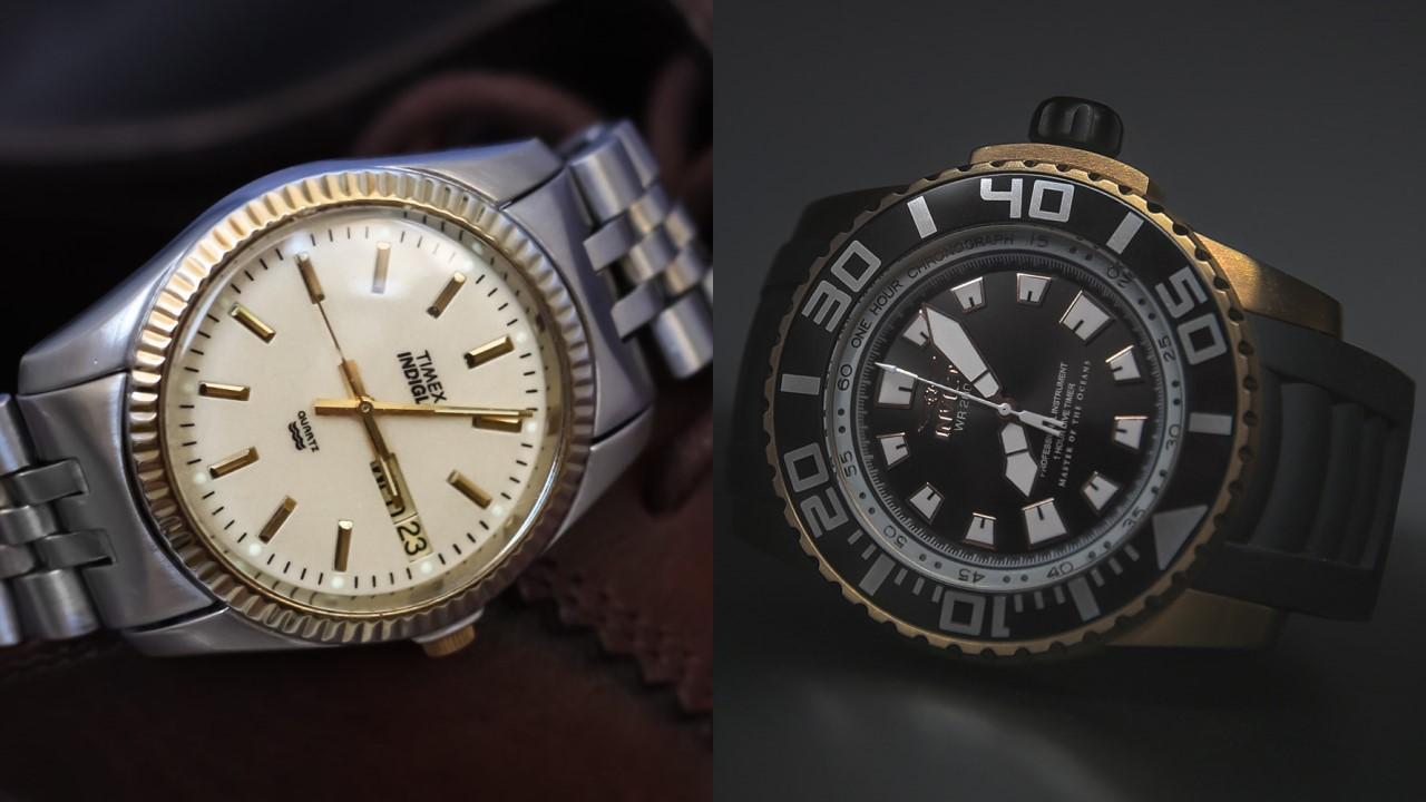 مقایسه برندهای ساعت Timex و Tissot