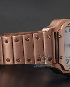 ساعت de cartier بند رزگلد