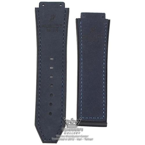 بند چرمی سورمه ای هابلوت