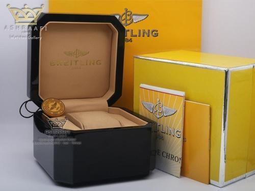 جعبه اورجینال برایتلینگ با پک زرد Breitling box 02