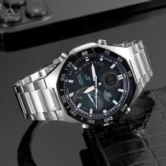 ساعت کاسیو ادیفایس صفحه سورمه‌ای Casio Edifice ECB-950-SdB07