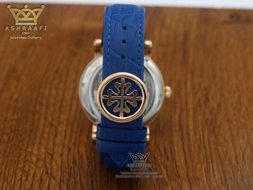 ساعت مردانه بند آبی Patek Philippe P005052 RG