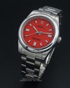 Rolex-Perpetual-Coral-red-01-02 رولکس پرپرچوال صفحه قرمز