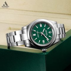 Rolex-Perpetual-Dark-Green-01-03 ساعت رولکس پرپچوال استیل صفحه سبز Rolex Perpetual Dark Green 01