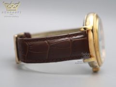بند چرم قهوه ای ساعت واشرون