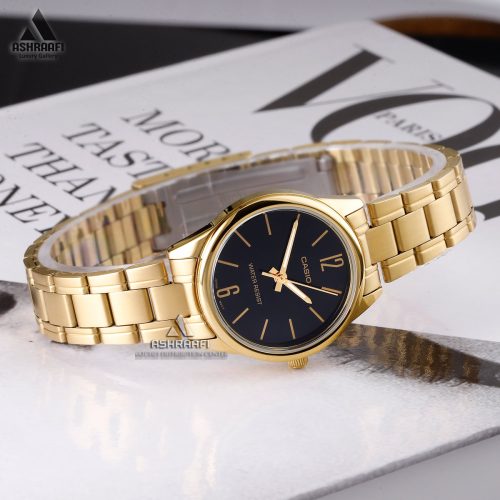کاسیو اورجینال صفحه مشکی Casio LTP-V005G-1BUD