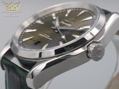 سرکوک ساعت امگا قاب استیل صفحه یشمی Omega Seamaster Aqua Terra G1