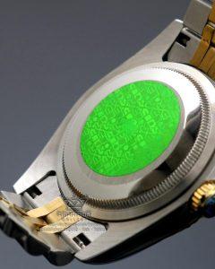 عکس از پشت قاب ساعت مردانه رولکس ROLEX DateJust RU89