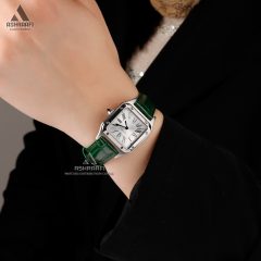 ساعت کارتیه بند چرمی Cartier Santos-Dumont SSG28