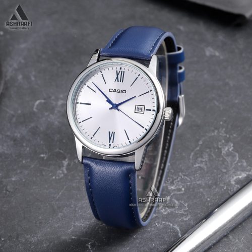 ساعت کاسیو بند چرمی Casio MTP-V002L-2B3UDF