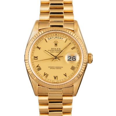 ساعت Rolex Day-Date 40 Automatic Champagne 18K Gold Watch (228238)