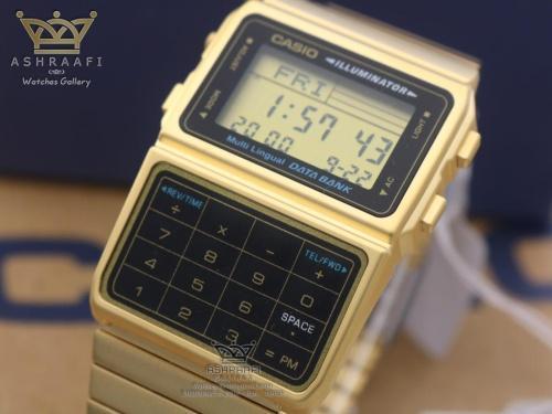 خرید ساعت کاسیو ماشین حسابی طلایی Casio DBC-611G-1DF