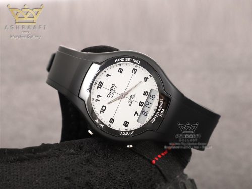 کاسیو مردانه Casio Analog Digital Dual Time AW-90H-7BVDF