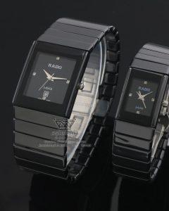 قیمت ساعت رادو سرامیکی مستطیلی مشکی ست Rado Ceramica Jubile R20