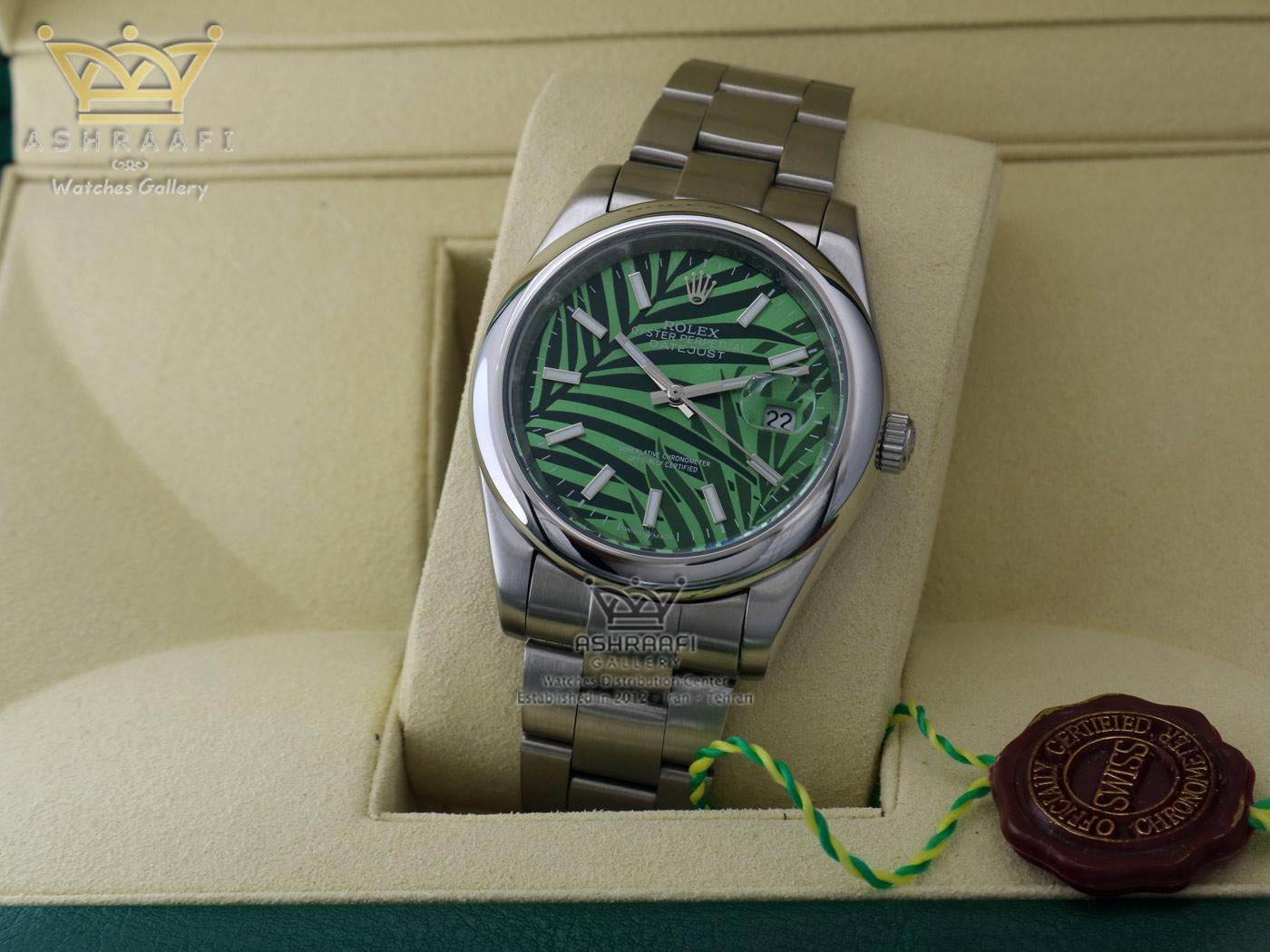 خرید ساعت رولکس Rolex Datejust Green Palm 40