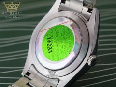 پشت قاب ساعت Rolex Datejust blue Palm 40