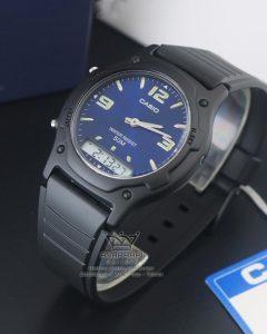 ساعت کاسیو دیجیتال آنالوگ با صفحه آبی Casio AW-49HE-2AVDF