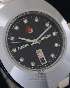 صفحه مشکی ساعت رادو تخم مرغی Rado Diastar 648.0413.3 BS