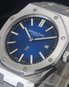 صفحه ساعت اودمار پیگه آبی Audemars Piguet Royal Oak Jumbo Extra-Thin