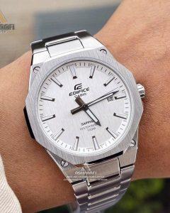 Casio-Edifice-EFR-S108D-7AV-04 عکس روی مچ ساعت کاسیو Edifice EFR-S108D-7AV