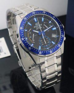 ساعت کاسیو ادی فایس بند استیل سه موتوره مدل Casio Edifice EFV-540D-1A2VUDF