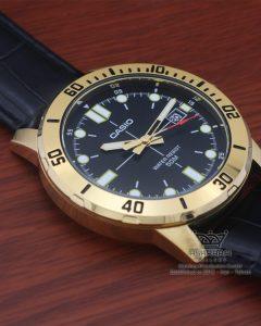 ساعت کاسیو قاب طلایی مدل Casio MTP-VD01GL-1EVUDF