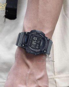 عکس روی مچ ساعت کاسیو دیجیتالی Casio W-736H-8BV