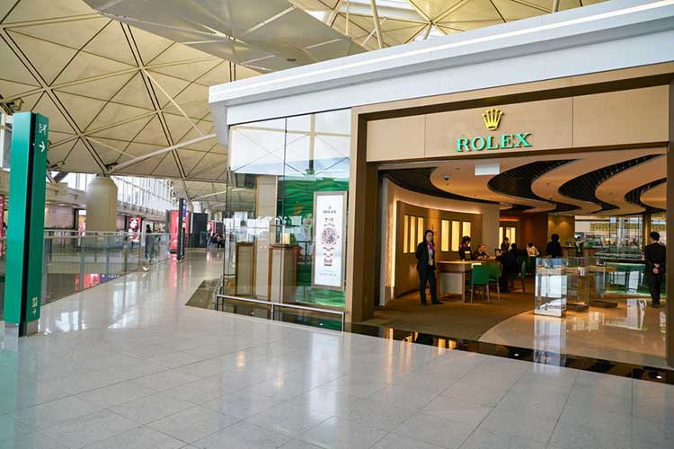 HongKong International Airport Rolex Store