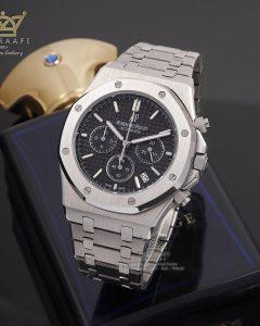 Audemars-Piguet-Royal-Oak-SB-02 ساعت ای پی کرنوگراف صفحه مشکی