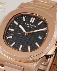 Patek-Philippe-Nautilus-R47-07 صفحه مشکی ساعت مچی پتک فیلیپ ناتیلوس رزگلد