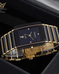 ساعت رادو مستطیلی دو رنگ طلا Rado R20282712 BG