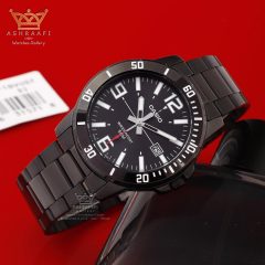 ساعت مچی کاسیو اورجینال تمام مشکی مدل Casio MTP-VD01B-1BV