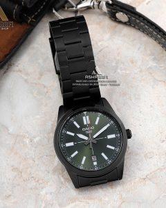 خرید ساعت کاسیو تمام مشکی Casio MTP-VD02B-3E