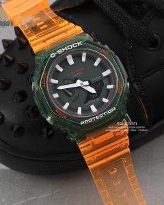 ساعت جی شاک با بند شفاف G-Shock GA-2100 OG