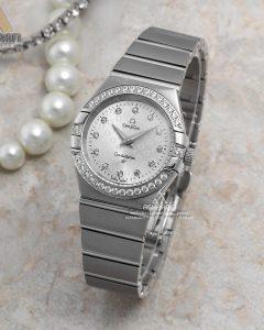 ساعت مچی امگا کانسلیشن دور نگین Omega Constellation 8184S