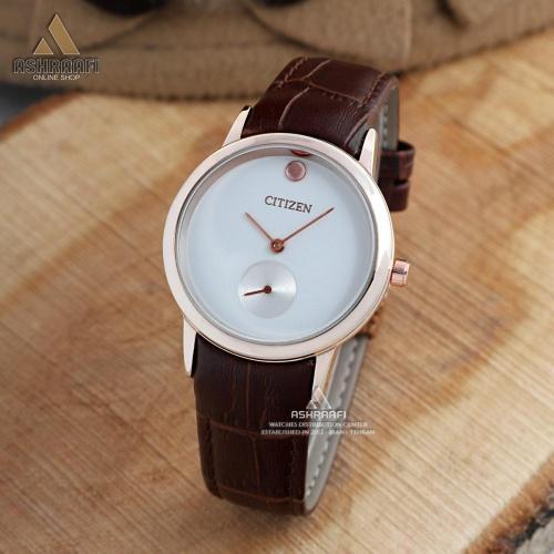 ساعت مچی سیتیزن بند چرمی