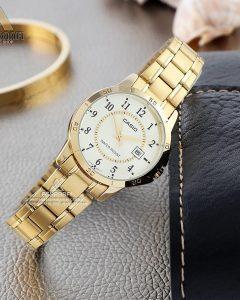 ساعت کاسیو طلایی Casio LTP-V004G-9B