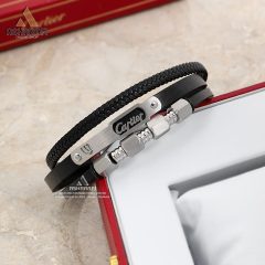 دستبند کارتیه چرمی Cartier Bracelet 3Line S